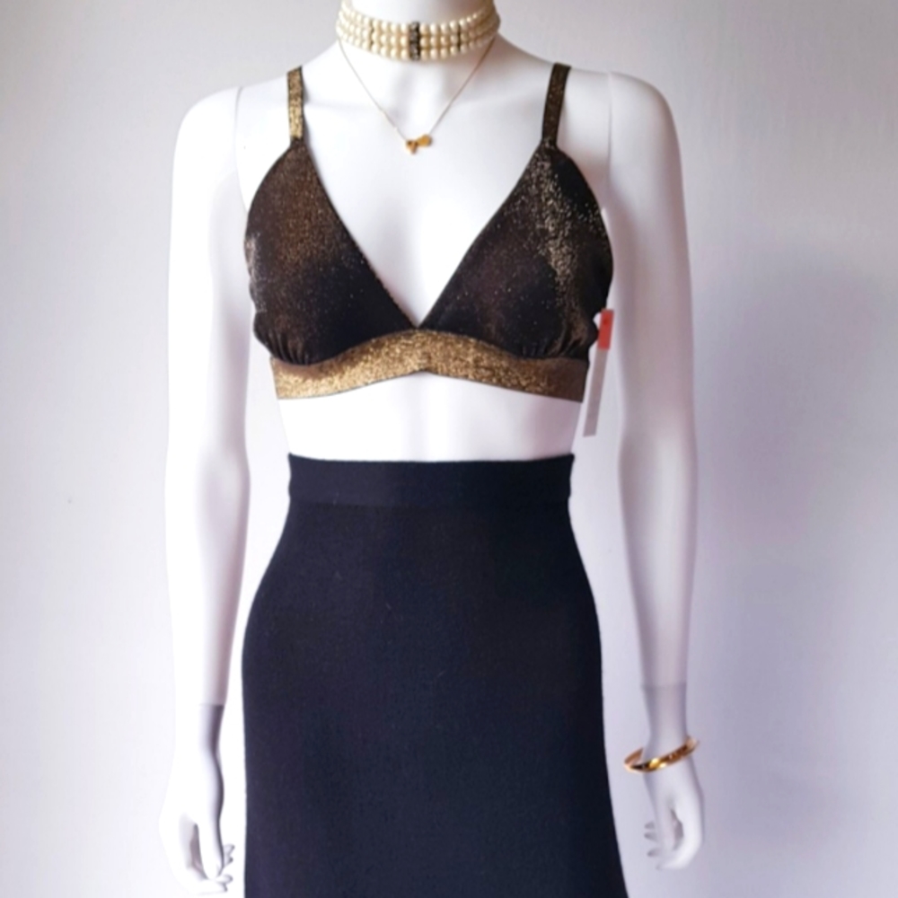 Black/Gold Bralette ✨✨✨